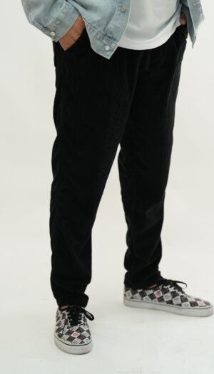 Cholo Black Corduroy Pants
