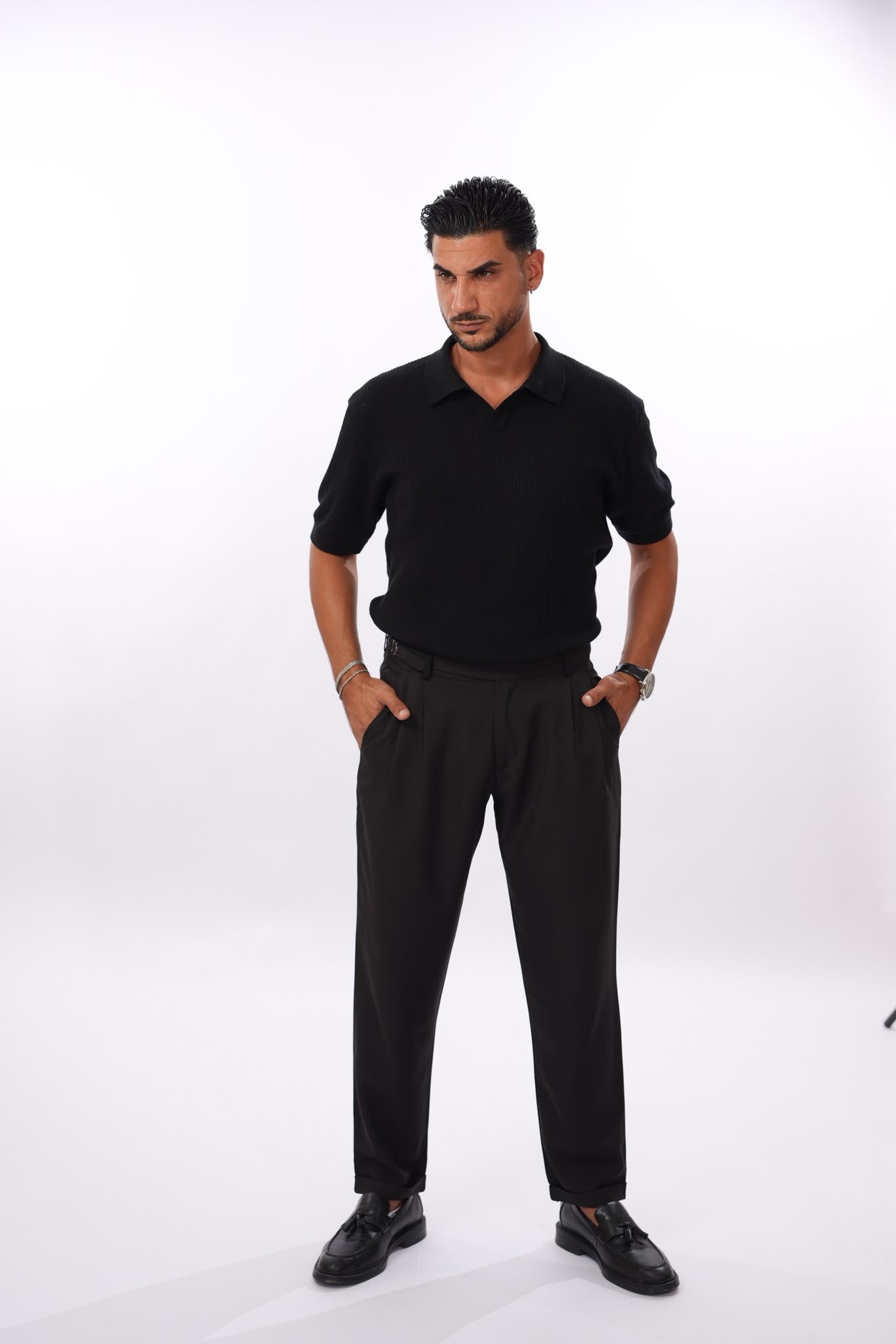 44 13 cholo polo black 3